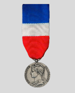 Médaille d'Honneur du travail grade Argent 20 ans