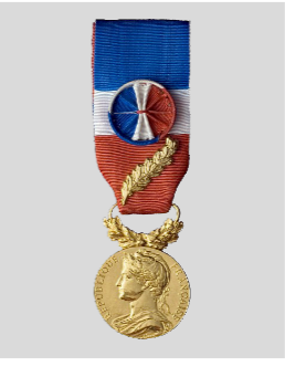 Médaille d'Honneur du travail grade Or 30 ans