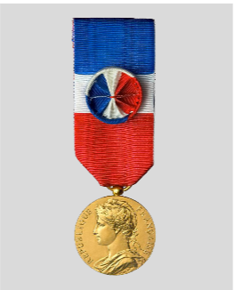 Médaille d'Honneur du travail grade Vermeil 30 ans